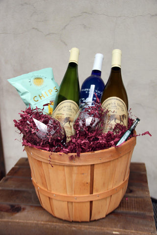 White Wine Basket